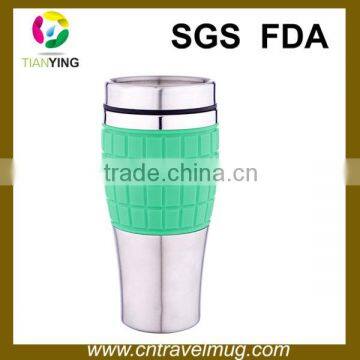 16OZ Stainless Steel Thermos Insulated Auto Mug