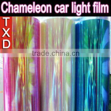 New products of Chameleon 0.3*10M car headlight film, chameleon headlight tint film