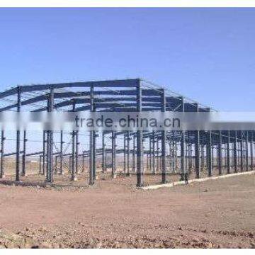 steel frame industrial workshop