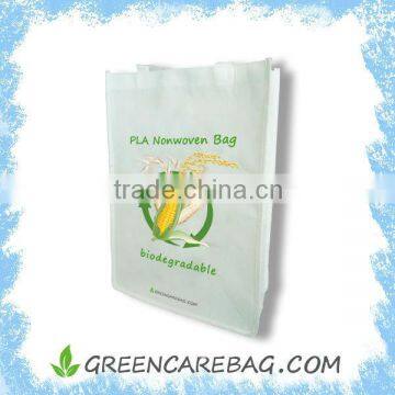 100% Biodegradable PLA Corn Fibre Natural Shopping Bag