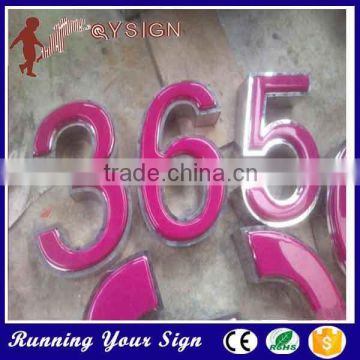 cheap price lighted Blister Stainless Steel silk-screen number