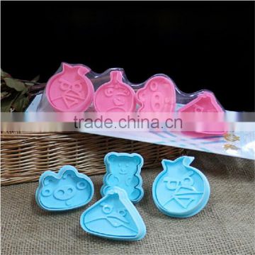 new products 2016 Hot Sale BPA Free Plastic Cookie Cutter Stamp