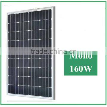 High Efficiency and Good Quality 160W mono Solar Panels
