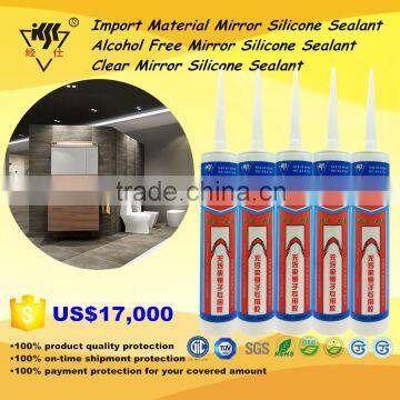 Import Material Mirror Silicone Sealant/Alcohol Free Mirror Silicone Sealant/Clear Mirror Silicone Sealant