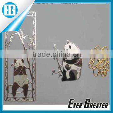 Custom thin gold metal stickers,electroforming sticker strong adhensive metal stickers