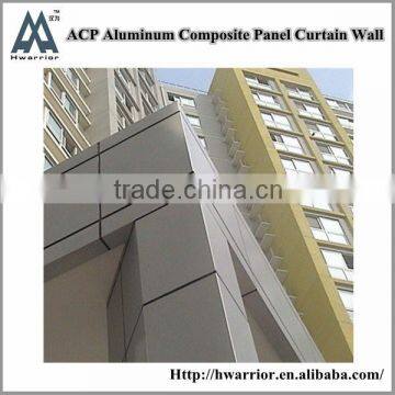 Powder Coated ACP Curtain Wall