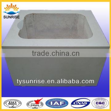 fireproof block fused cast azs refractory brick for glass furnace, AZS--33,36,41