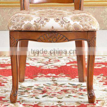 No Folded Wood Chair Baroque Wooden Dining Room Chair photo-4