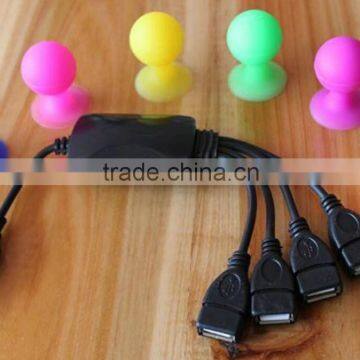 Travel 4 Port High Speed USB 2.0 Pocket Hub