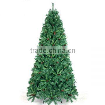 PVC christmas tree with pine cone