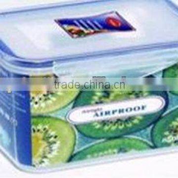 plastic kitchen plastic oblong food storage container 1000ml