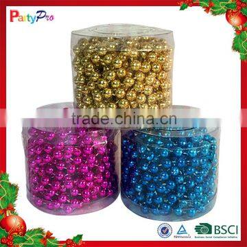 2015 Hot Sell High Quality Decorative Plastic Christmas Bead Chains