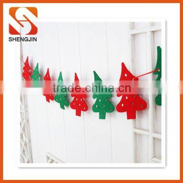 SJ-L6138 Felt christmas tree decorating bunting flags