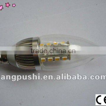 Hot E14 smd5050 85~265v LED Candle Light Bulb, CE&RoHS