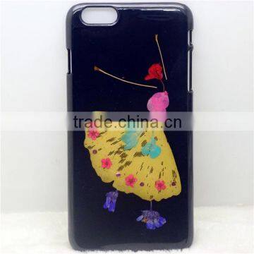 3D DIY Custom Flower Phone Case for Iphone 6, Flower Grass Flip Phone Case, Flower Leaf Phone Cover for Iphone photo-2