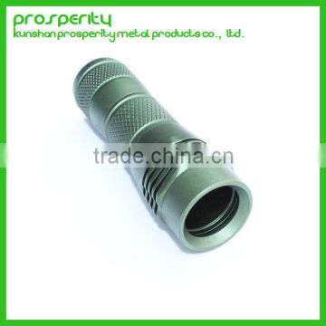 suzhou aluminum machining parts for flashlight housing