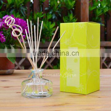 Fragrance diffuser with color reed diffuser box