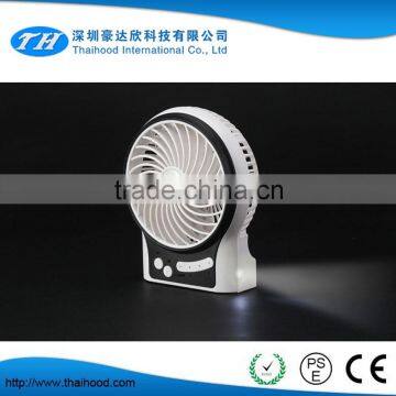 Rechargeable Mini Fan with USB cable and 18650 Battery