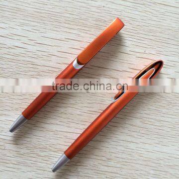 Cheap Plastic Orange Adversting Gift Pen