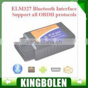 2015 Newest ELM327 Bluetooth V2.1 Interface Works On Android Torque Elm 327 Bluetooth OBD2/OBD II Car Diagnostic Scanner