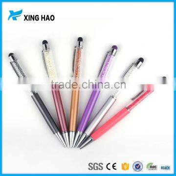 Promotional custom logo metal stylus pen rubber tip stylus pen