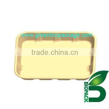 wholesale bamboo Pulp Food square plate