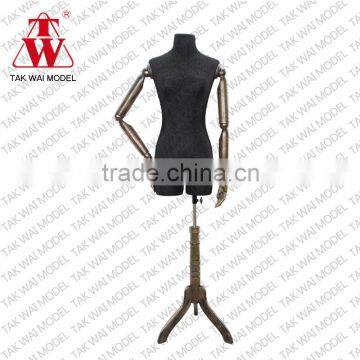 New supplies cover in lace with wooden arm lady mannequins