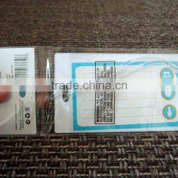 nice travel luggage tags with insert and header card (M-PT317)