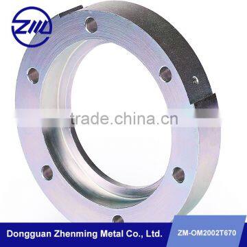 aluminum cnc machining parts OEM make aluminum bush with screw hole