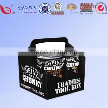 Color Printed Beer Packaging Box,Six Pack Beer Box