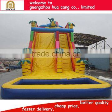 Cartoon theme amazing durabl inflatable slide giant slide