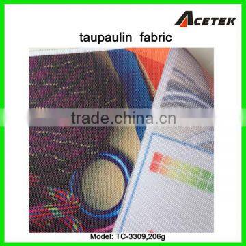 206g 100% polyester tarpaulin fabric for sublimation