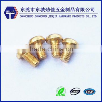 slotted pan head standard copper brass m3 electrical screws