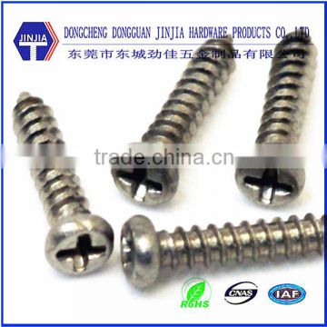 stainless steel pan head self tapping screw 1mm screws