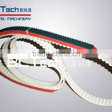 Timing belt with rubber& pvc supergrip