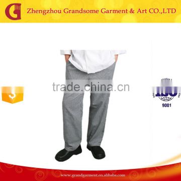 Hot Seller Grey Print Baggy Chef Pants