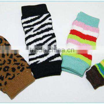 Fashion knitted Pet leg warmers / dog leg warmer