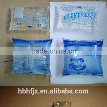 roll film sachet plastic water bag filling sealing packing machine