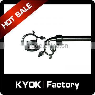 KYOK Black Color Durable Curtain Finials,black Color Curtain Finials for Iron Curtain Poles With Cheap Price photo-2
