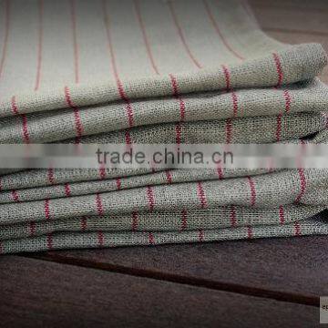 Plain Linen Stripped Tea Towel photo-2