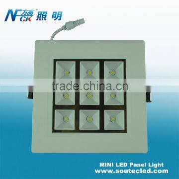 Hot sale led ceiling panel light 9w led panel lamp AC input voltage lighting led ceiling down light