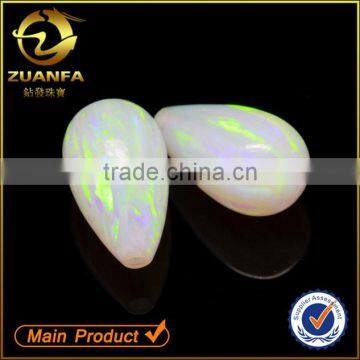 Make in China best quality milky white water drop man-made opal                        
                                                Quality Choice