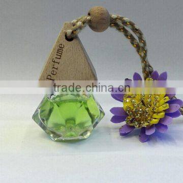 New -shap Bottle for Hanging Car Perfume Bottle Wooden Cap With String and Stopper photo-3