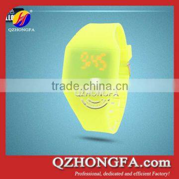 popular as customize watch touch led watch silicone