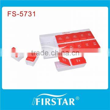 Specific design firstar medical dispenser 7 day pill box