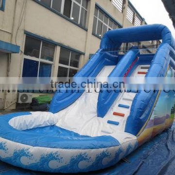 global hot inflatable slide/ inflatable wave hippo