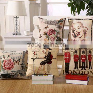 China stock embroidered pillow cover, cushion cover, pillow case