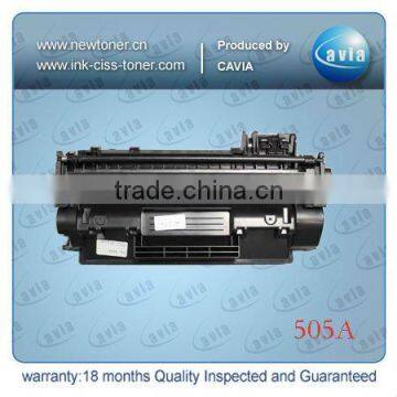 black top toner cartridge 505a for hp laserjet printers