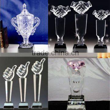 Customized Souvenir Gift k9 Crystal China Crystal Trophies