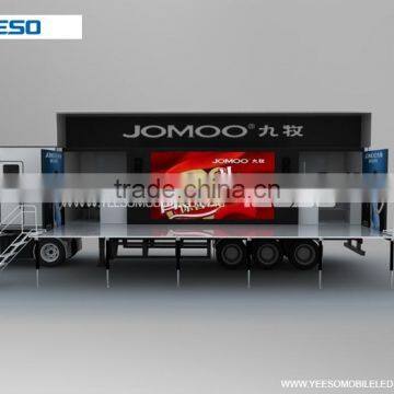 YEESO Large Version LED Mobile Stage Truck YES-C40 For Sale, Outdoor Advertising, Road Show